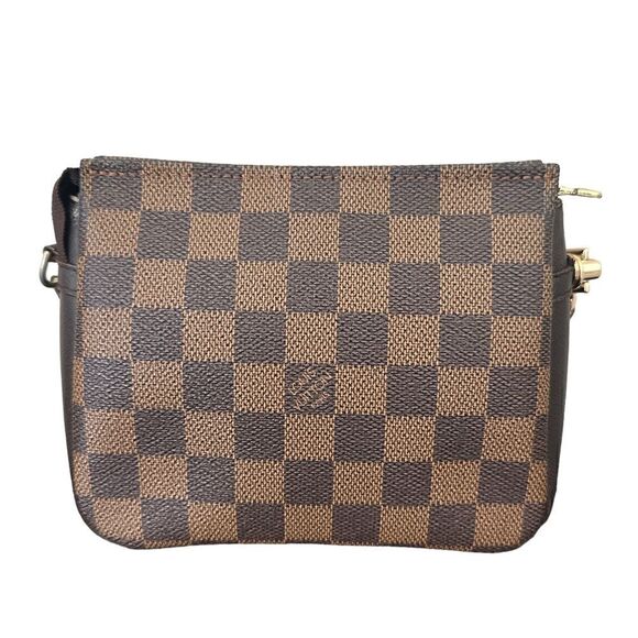 Louis Vuitton Damier Ebene Trousse Make Up Bag Mini Pochette - Picture 2 of 15